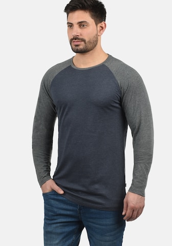 !Solid Shirt 'Bastien' in Blau: Vorderseite