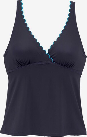 Top per tankini di LASCANA in blu: frontale