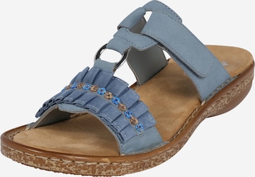 Rieker Sandal in Blue: front