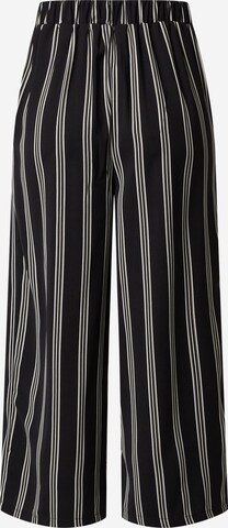 PIECES Wide leg Broek 'Ellie' in Zwart