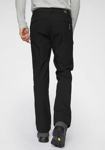 ICEPEAK Normalny krój Spodnie outdoor 'Sani' w kolorze czarny