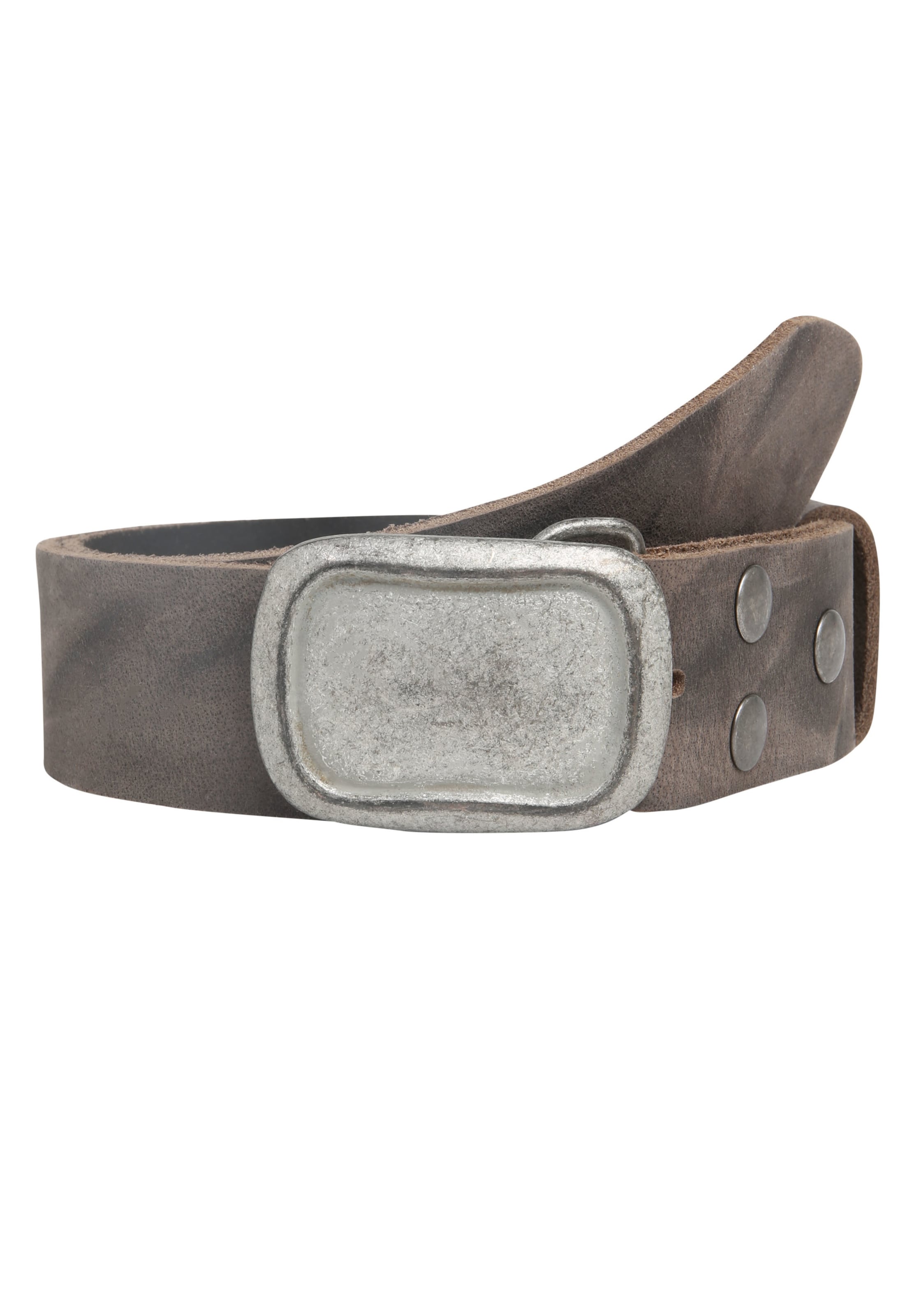 RETTUNGSRING by showroom 019° Belt in Grey: front