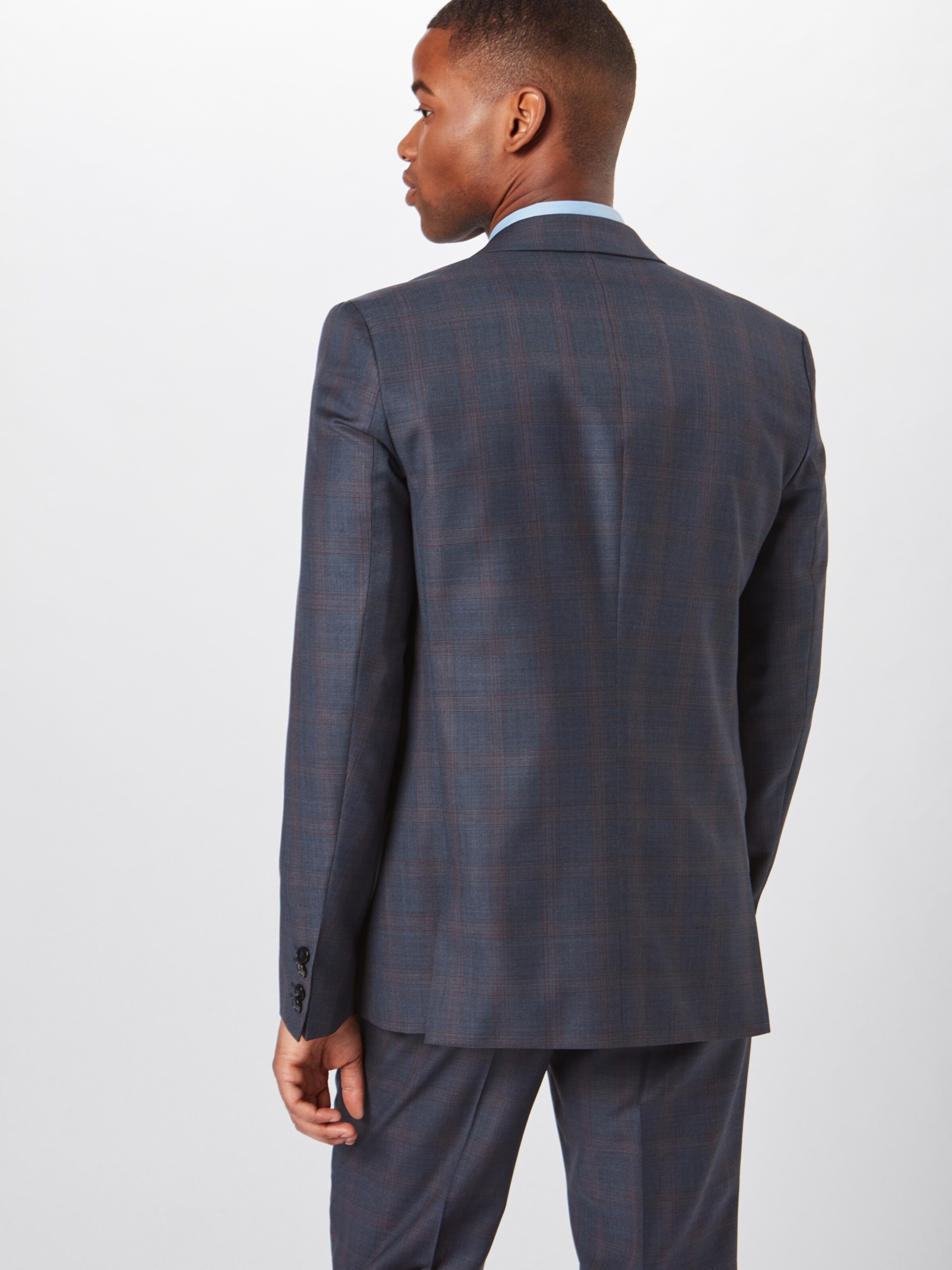 HUGO Pak in de kleur Donkerblauw: Achteraanzicht