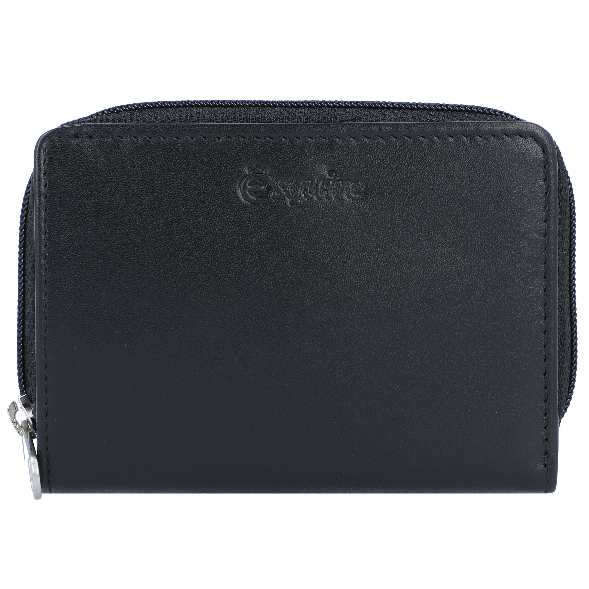 Porte-monnaies 'New Silk' Esquire en noir : devant