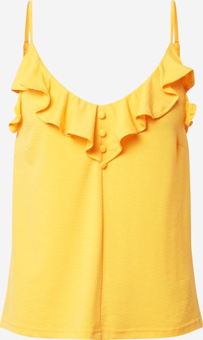 ABOUT YOU T-shirt 'Thora' i gul: framsida