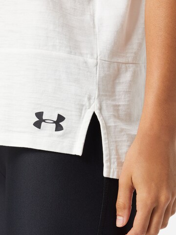 T-shirt fonctionnel UNDER ARMOUR en blanc