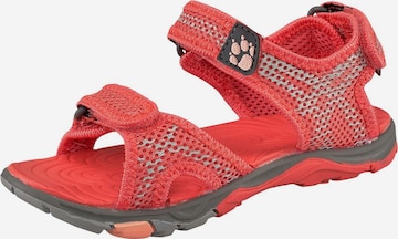 JACK WOLFSKIN Sandals 'Acora Splash' in Red: front