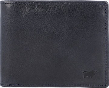 Braun Büffel Wallet 'Arezzo' in Blue: front