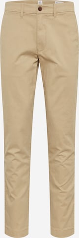 GAP Chino Pants 'V-ESSENTIAL' in Beige: front