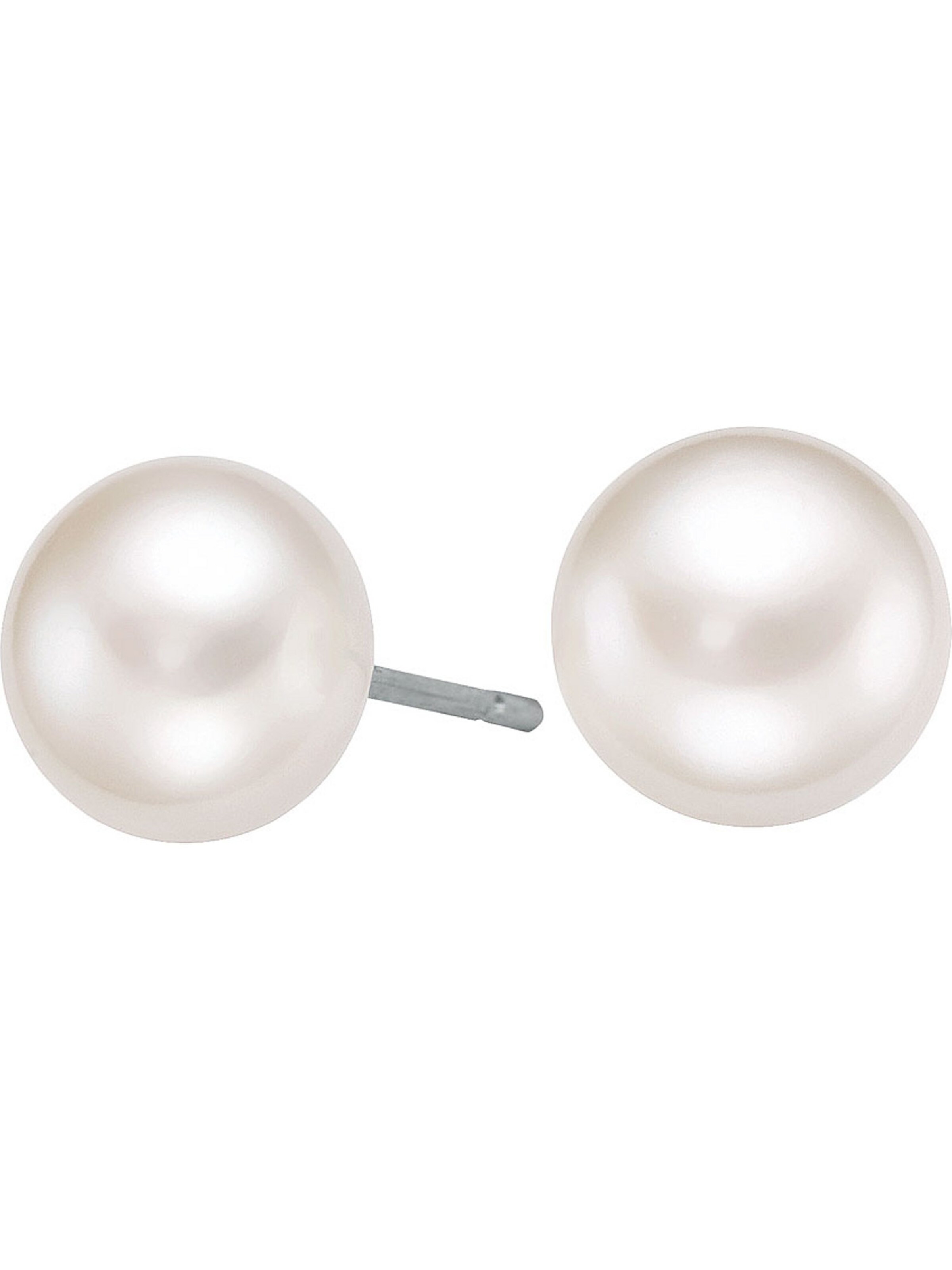 CHRIST Earrings in White: front