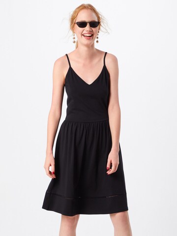 ONLY - Vestido de verano en negro: frente