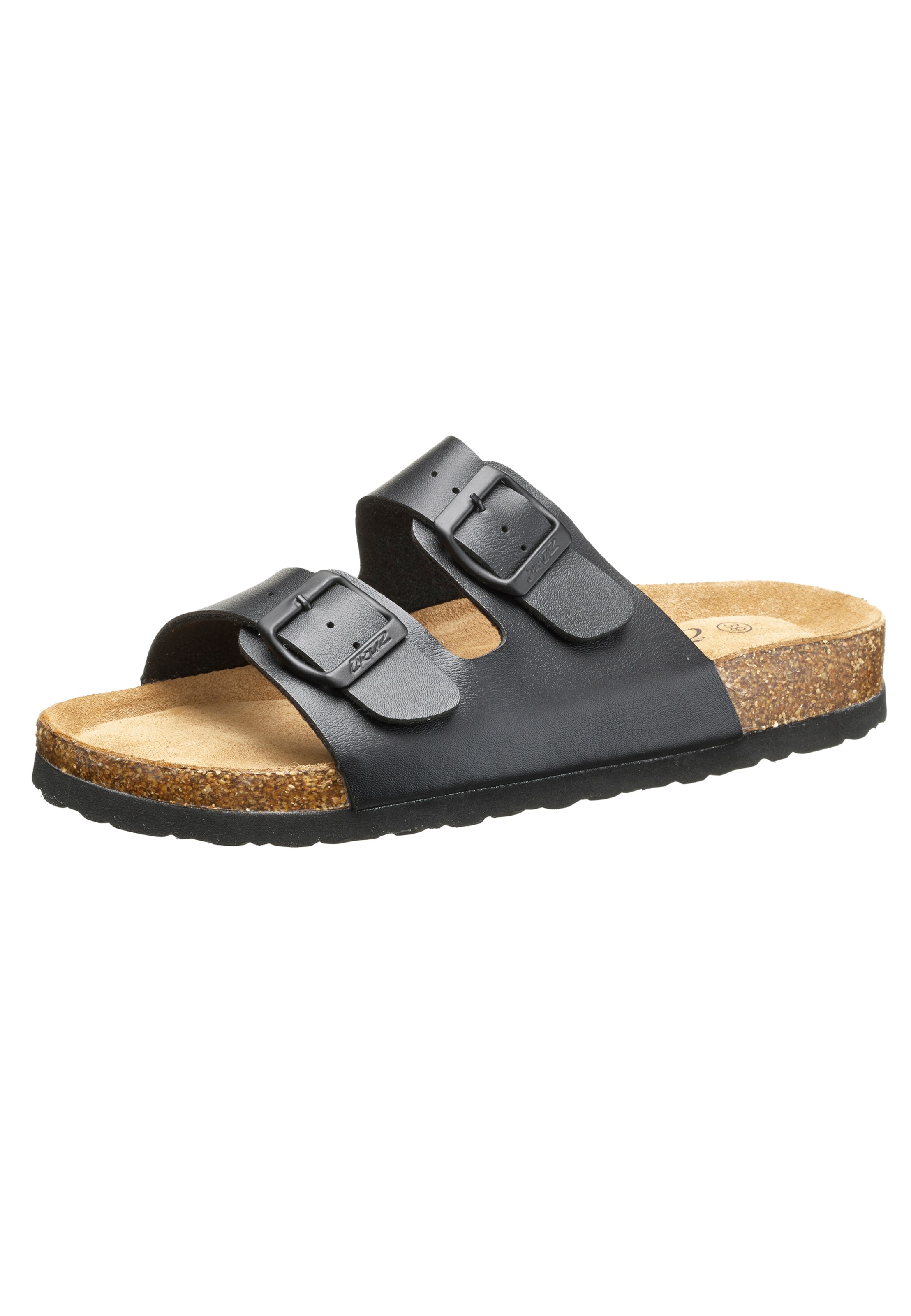 Cruz Mules 'Whitehill' in Black: front
