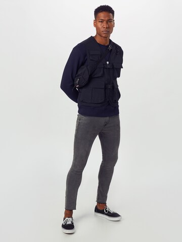 Urban Classics Средняя посадка Жилетка в Черный