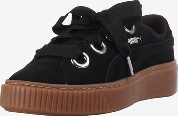 PUMA Sneaker 'Kiss Suede' in Schwarz: predná strana