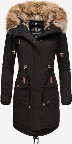 NAVAHOO - Parka de inverno 'Rosinchen' em preto: frente