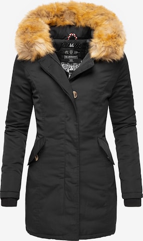 MARIKOO Winter parka 'Karmaa' in Black: front