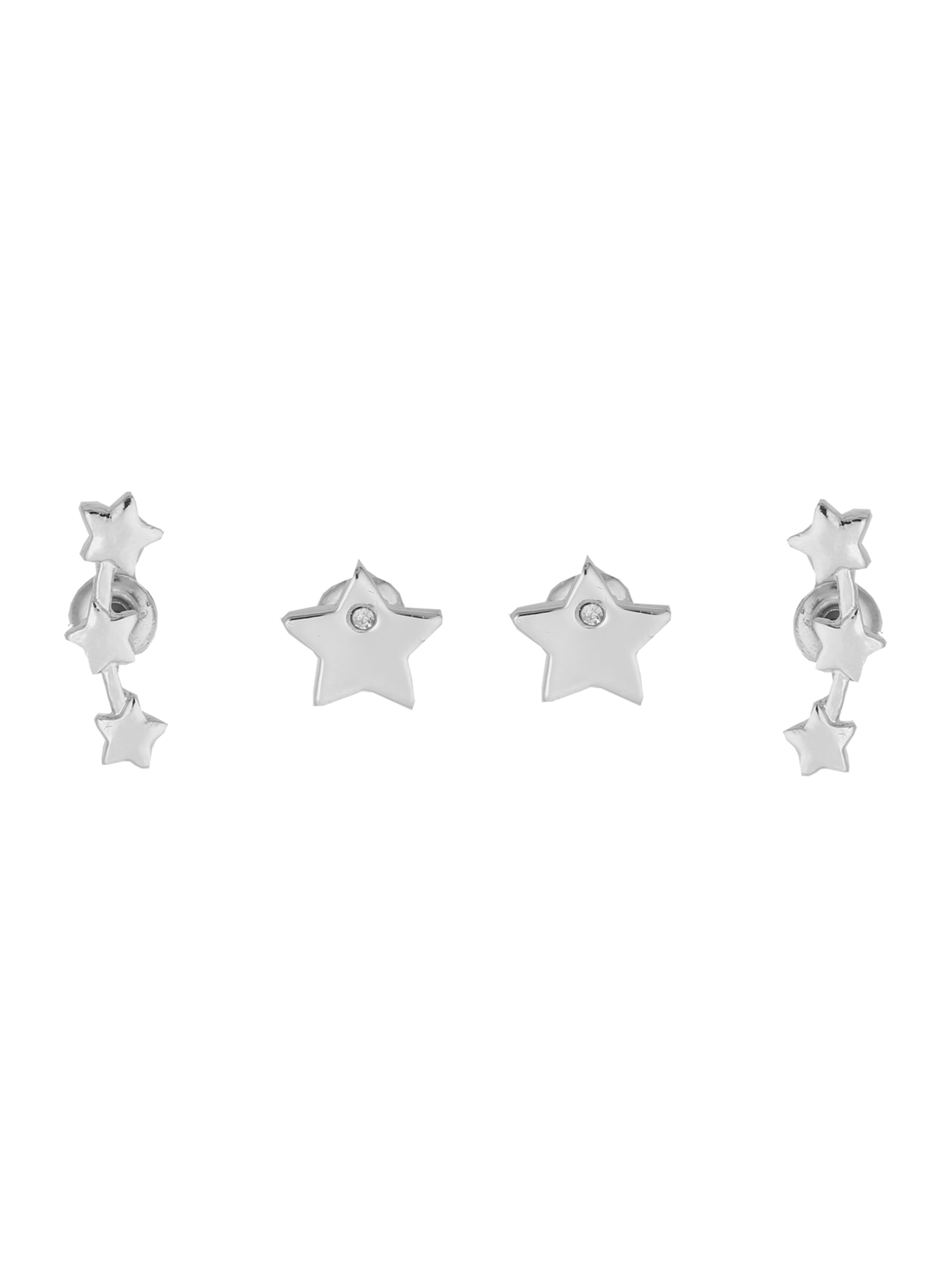 ABOUT YOU - Oorbellen 'Megan' in de kleur Zilver