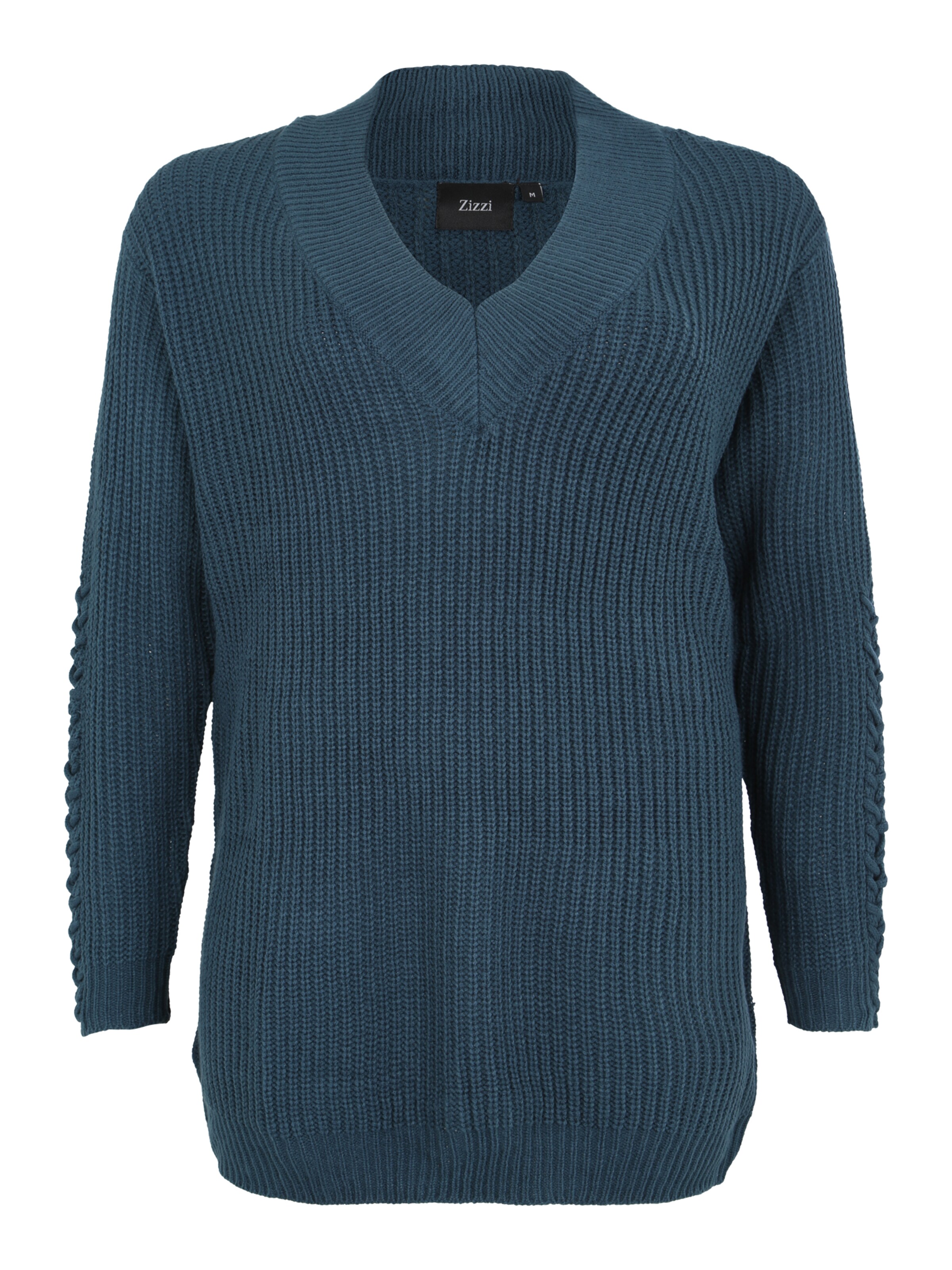 Zizzi - Trui 'MCAMA' in de kleur Blauw