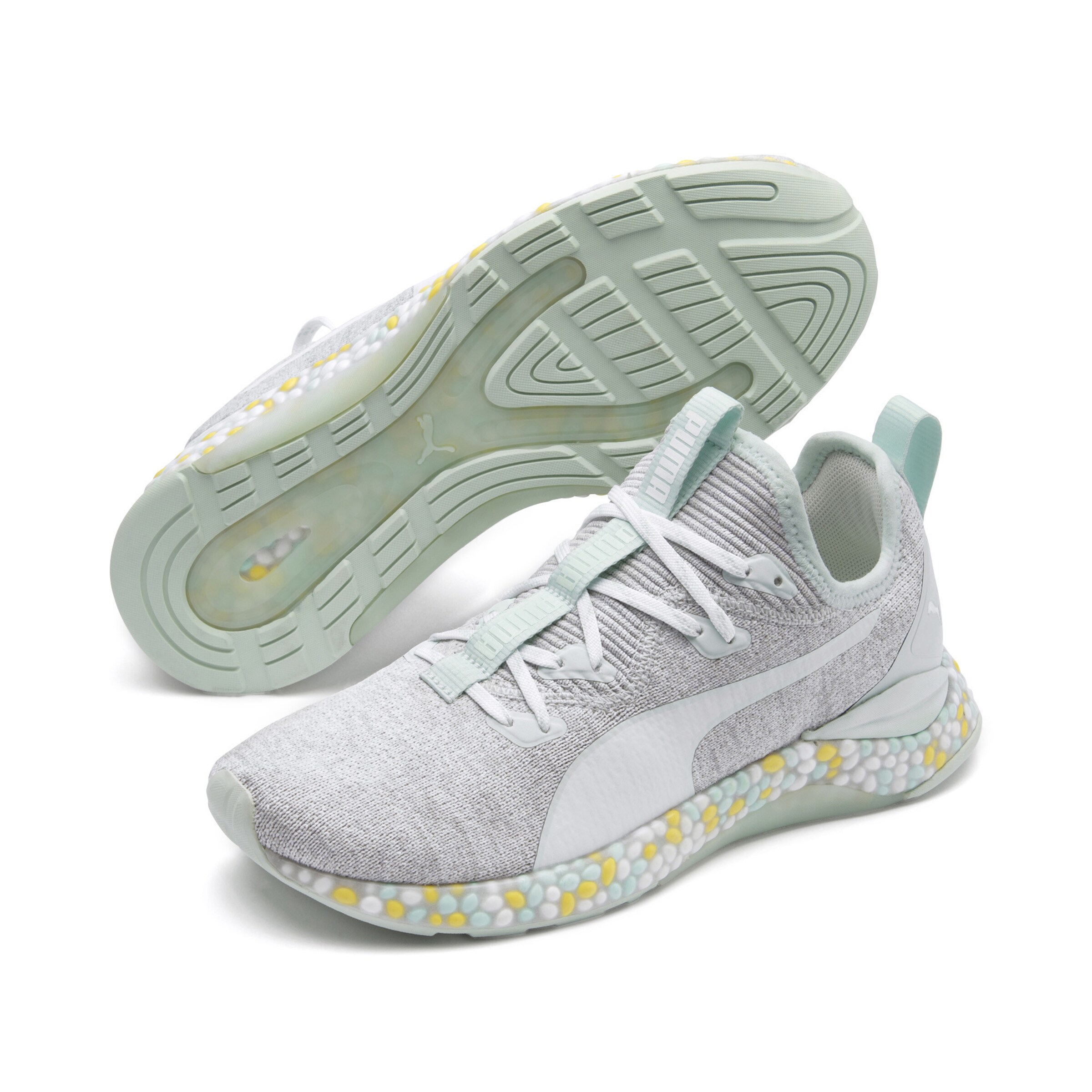 PUMA Laufschuh 'Hybrid Runner' in aqua / grau