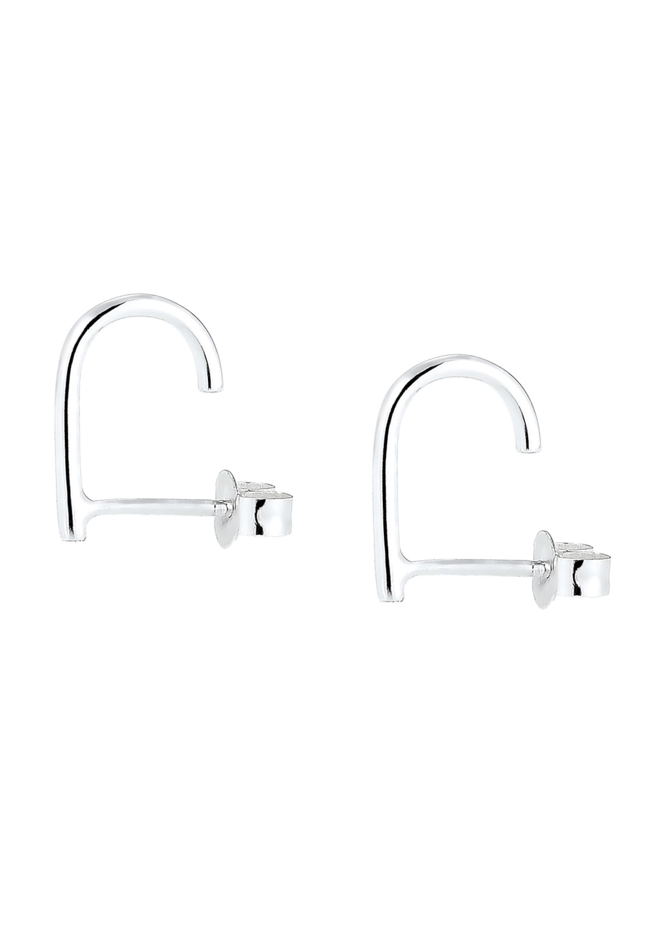 Boucles d'oreilles 'Suspender' ELLI en argent