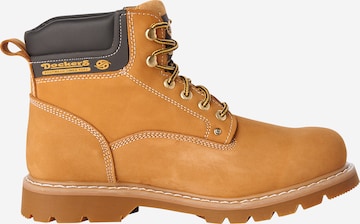 Dockers by Gerli Veterboots 'Darmstadt' in Bruin: zijkant