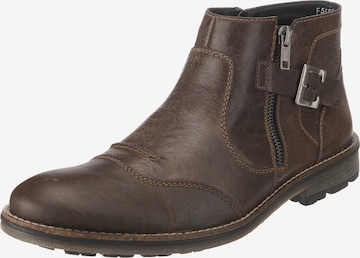 RIEKER Boots in Brown: front