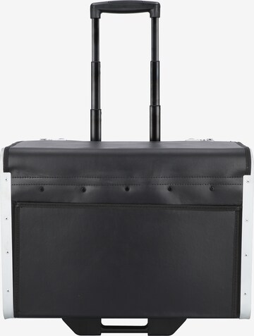 Alassio Briefcase in Black: front