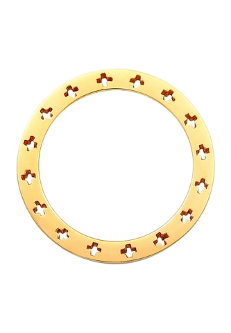 ELLI Ring Kreuz, Cut-Out in Gold