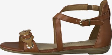 TAMARIS Sandalen met riem in Bruin