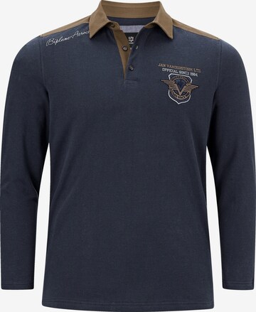 Jan Vanderstorm Sweatshirt 'Baldrek' in Blue: front