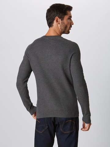 ESPRIT Pullover 'Honeycomb' in Grau