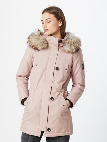 Parka invernale 'Liris' di ONLY in rosa: frontale