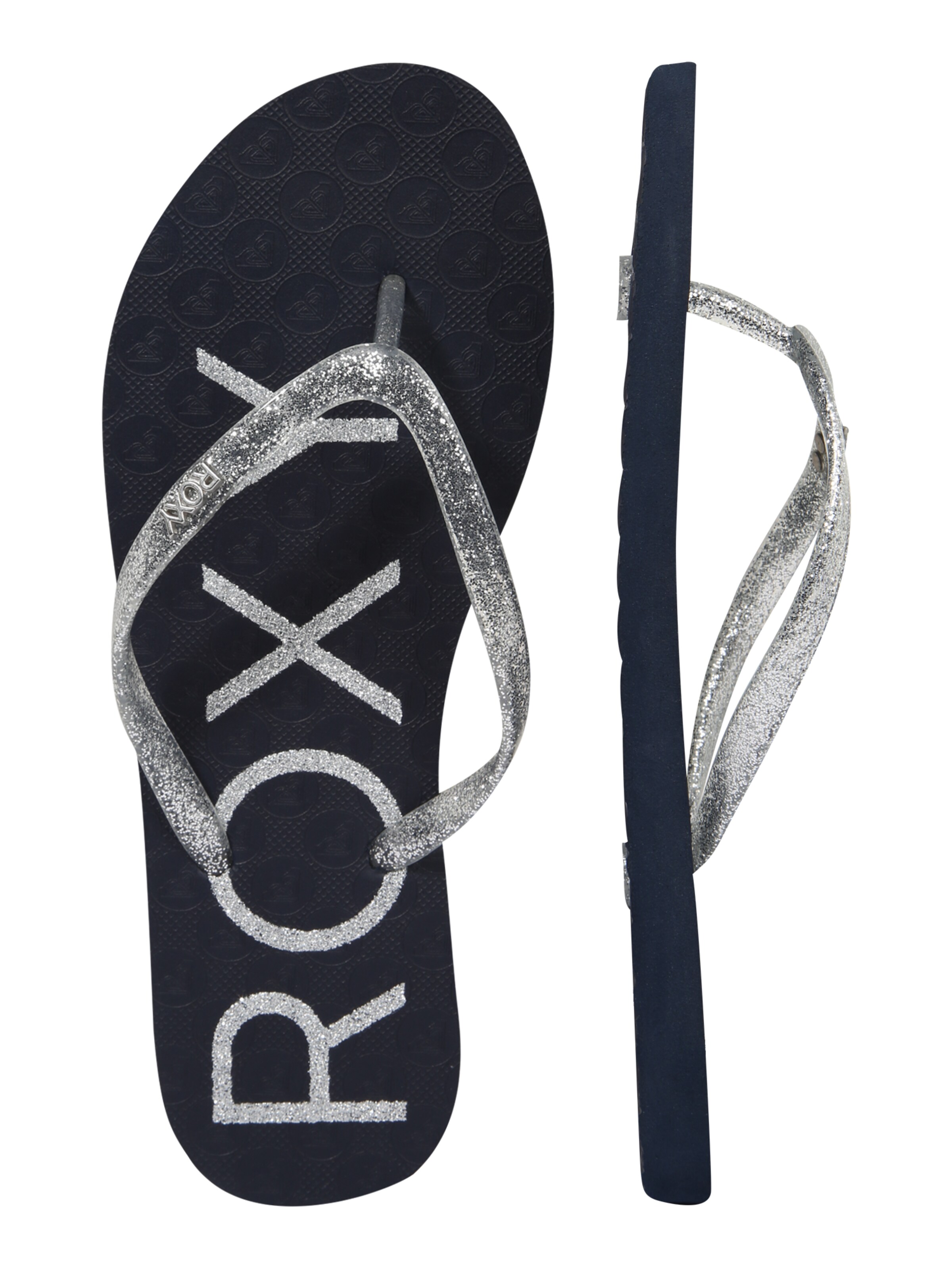 ROXY Teenslipper 'Viva Sparkle' in Blauw
