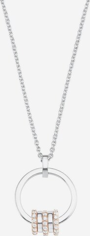s.Oliver Necklace 'Kreis' in Silver: front