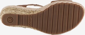 GABOR Strap Sandals in Brown