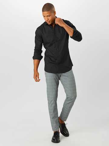 Coupe slim Chemise 'Sane' Only & Sons en noir