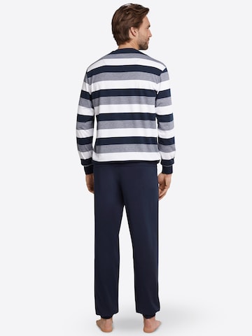 SCHIESSER Pajamas long in Blue