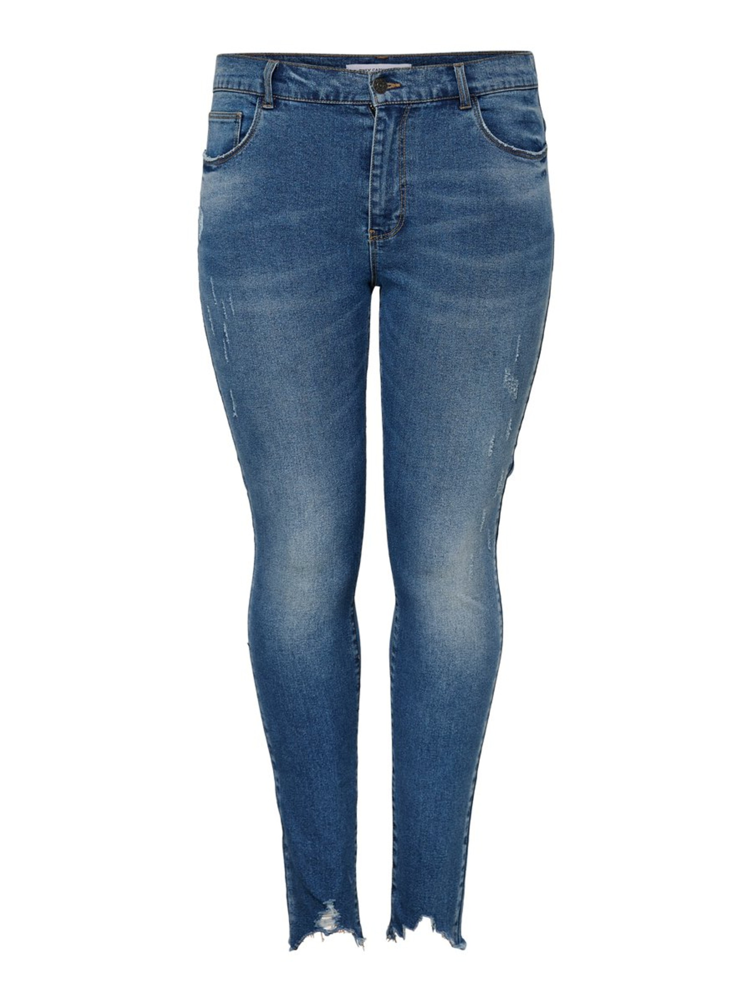 ONLY Carmakoma - Jeans 'Carcarma' in de kleur Blauw denim