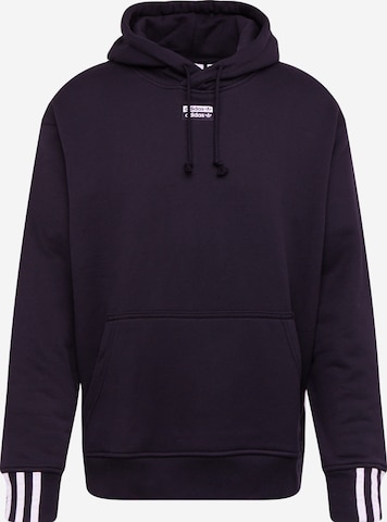 ADIDAS ORIGINALS Sweatshirt in Zwart: voorkant