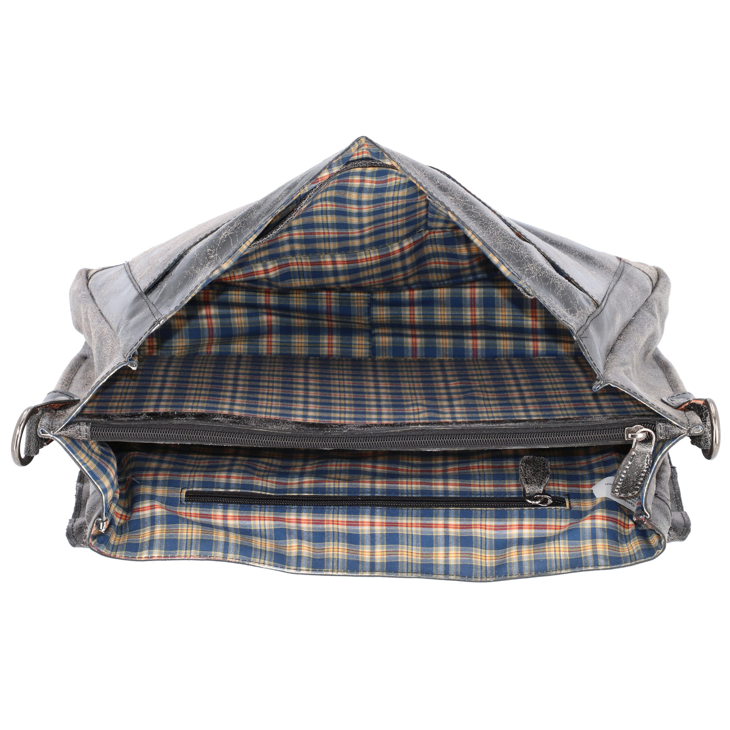 Pride and Soul Aktentasche 'Scratch' in Schwarz