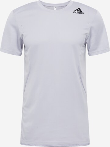 ADIDAS SPORTSWEAR Regular Fit Funktionsshirt in Grau: predná strana