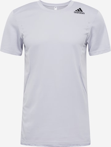 Coupe regular T-Shirt fonctionnel ADIDAS SPORTSWEAR en gris : devant