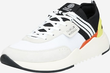 FRANKLIN & MARSHALL Sneakers 'ALPHA GAME' in White: front