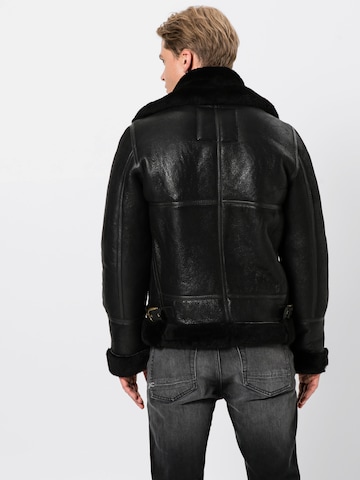 Schott NYC Between-season jacket 'LC1259' in Black: back