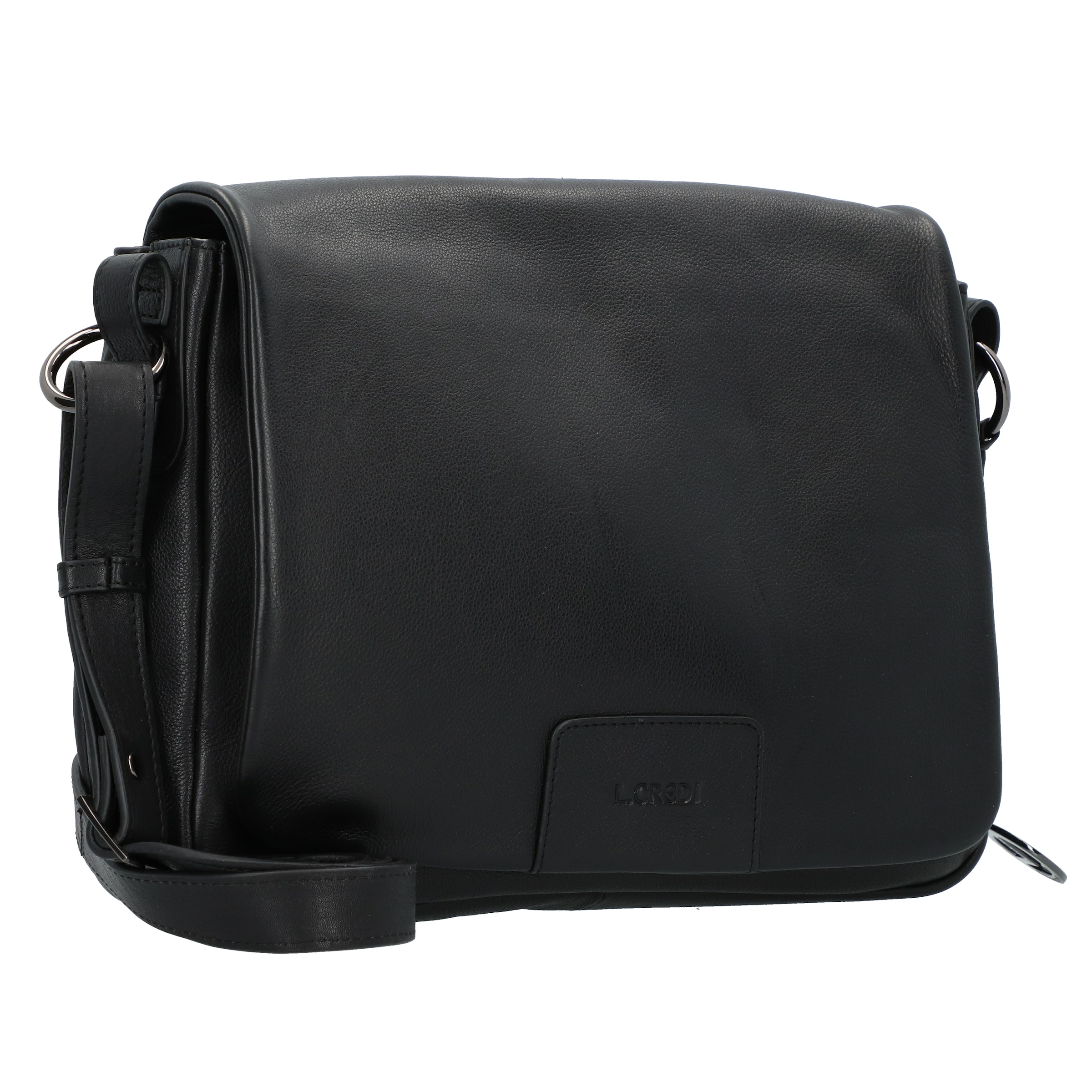 Sac à bandoulière 'Eva' L.CREDI en noir