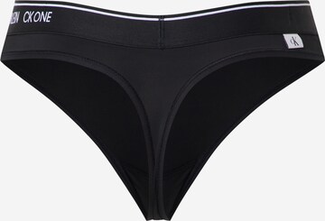 Calvin Klein Underwear Normální Tanga – černá