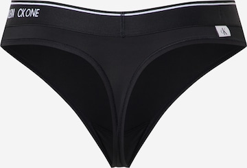 regular String di Calvin Klein Underwear in nero