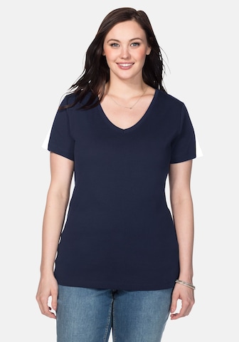 T-shirt SHEEGO en bleu : devant