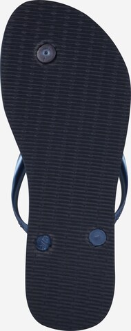 HAVAIANAS T-Bar Sandals 'Slim' in Blue: bottom