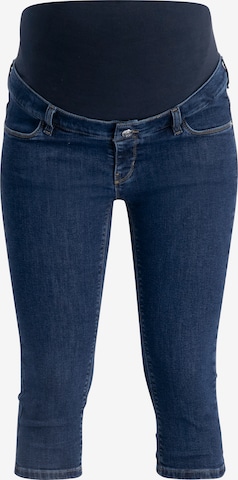 Esprit Maternity Slimfit Jeans in Blauw: voorkant